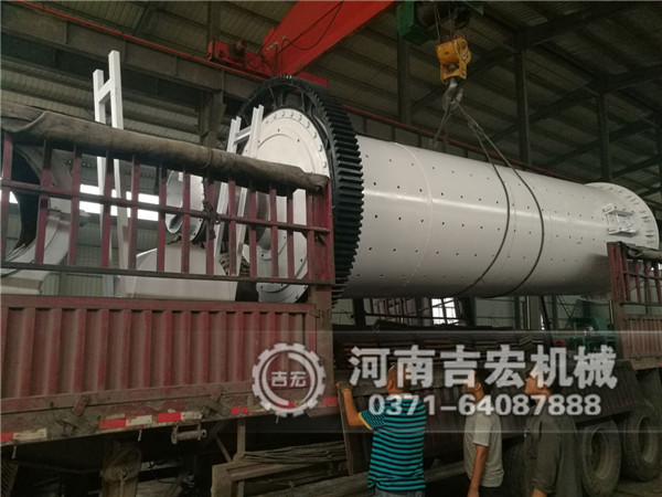 2.1&times;7米石英砂球磨機發往湖北