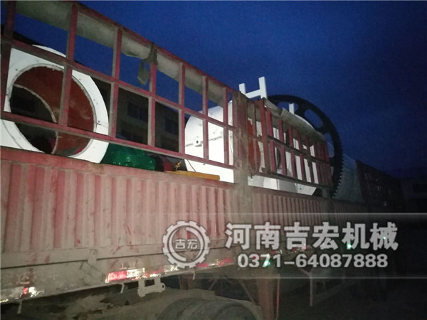 2.1&times;7米石英砂球磨機發往湖北