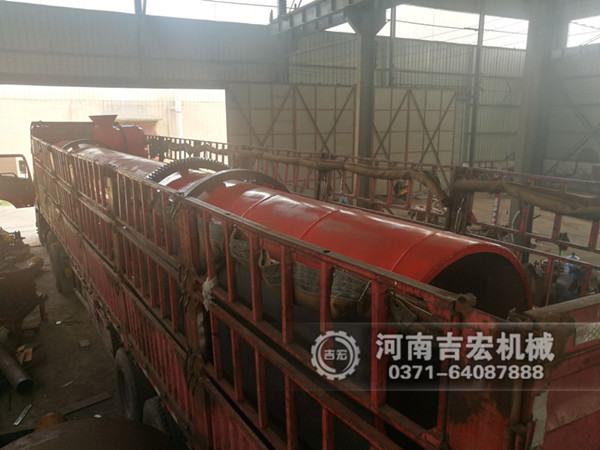 1.2米&times;12米沙子烘干機(jī)發(fā)往陜西延安